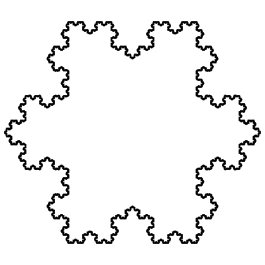 Von Koch snowflake, iteration 10