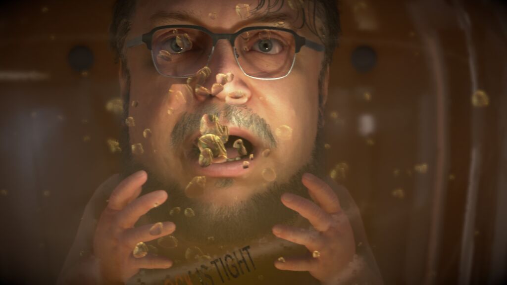 One of the game's unexpected horror scenes