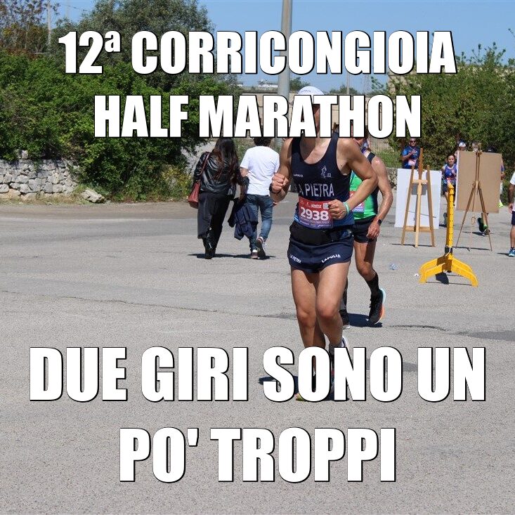 12ª CorriconGioia Half Marathon
