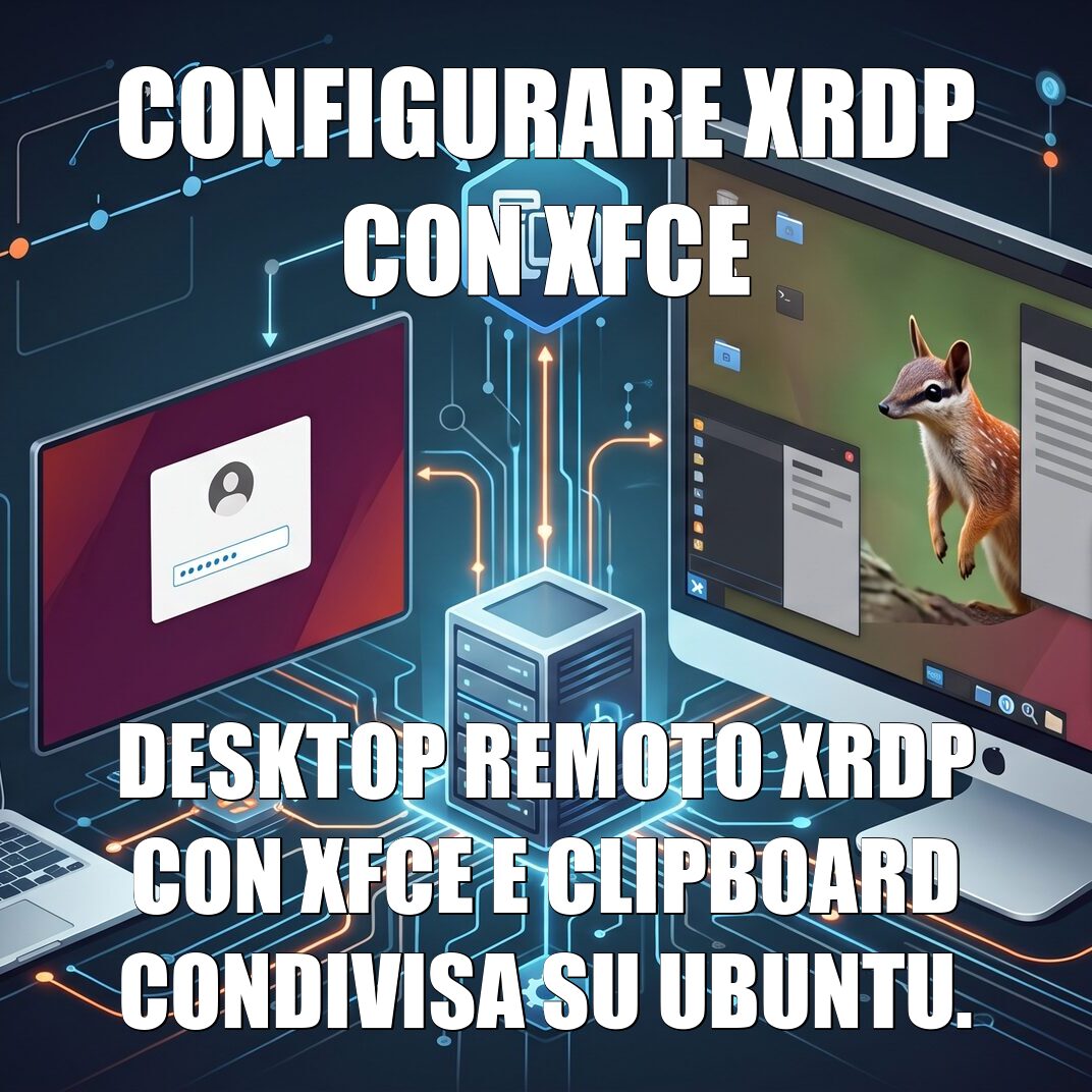 Configurare XRDP con XFCE