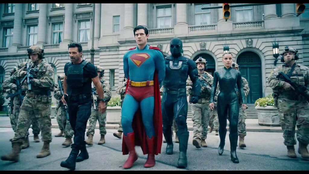 Superman under arrest