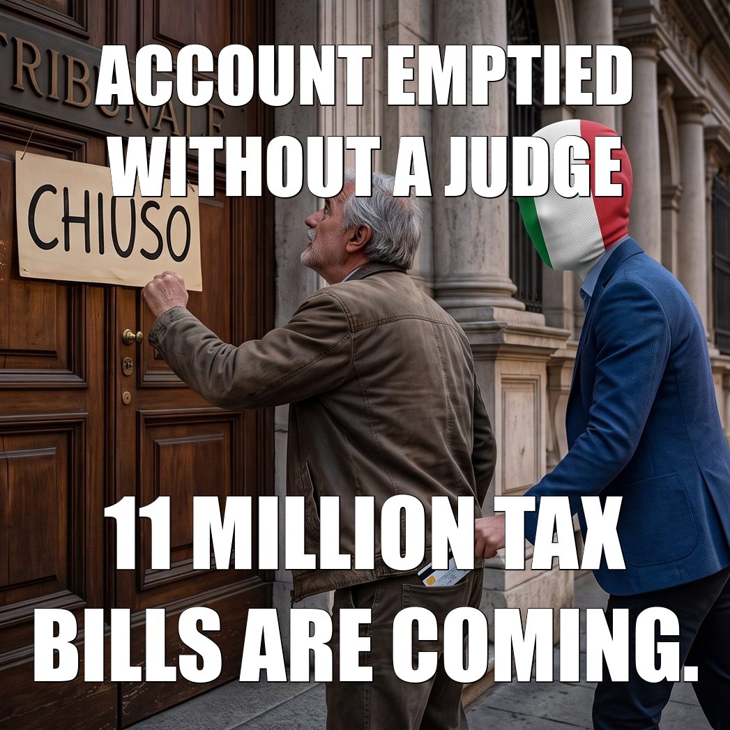 Account emptied without a judge