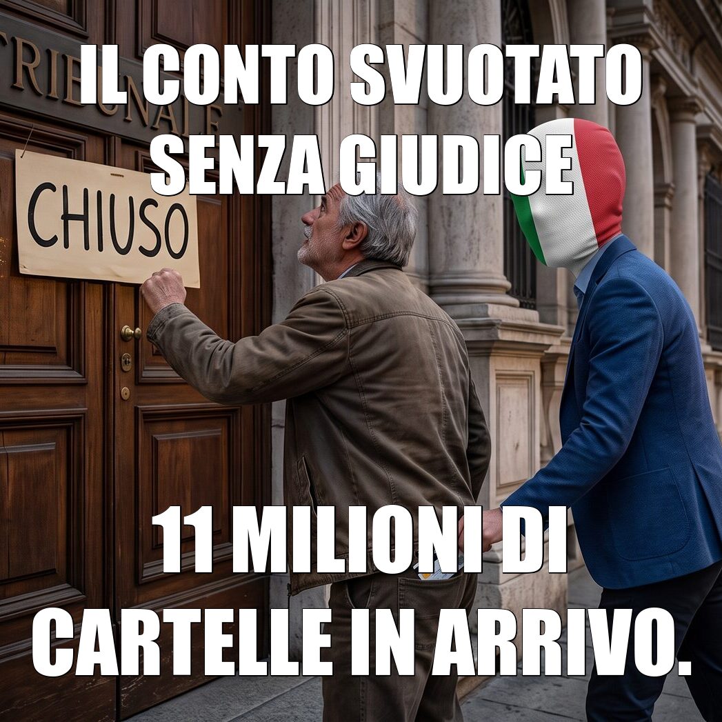 Il conto svuotato senza giudice